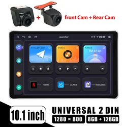 JOYING 10.1 inch 1280*800 4G 64G /8G 128G Car Radio Stereo Universal Head Unit Multimedia Player With Carplay Android Auto