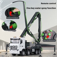 HUINA 1318 1/18 RC Alloy Cement Pump Truck 11CH Remote Control Engineering Vehicle 2.4G RC Car Model Adult Children Toys Gifts