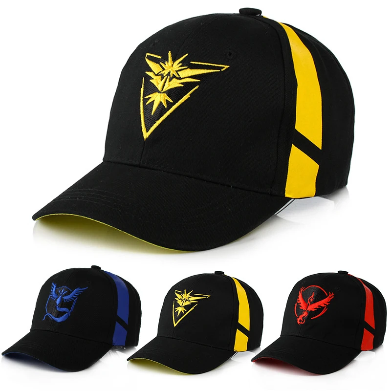 Pokemon Caps Anime Figure cartoon Hat Pikachu Adjustable Pocket Monser Hat Hip Hop Baseball Cap Flat edge Hat Peaked Cap Gifts