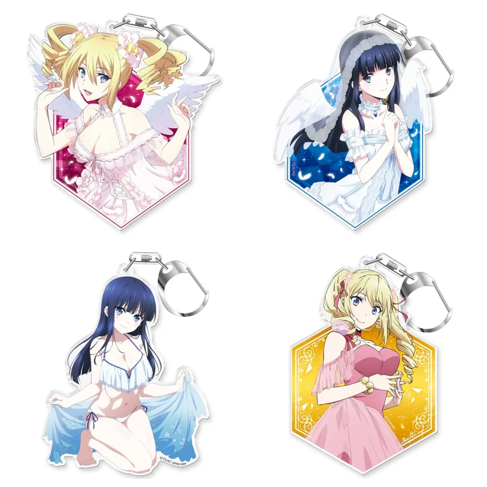 6CM Charm AnimeMahouka Koukou no Rettousei Keychain Stand Model Cosplay Characters Ornament Accessories Goods Collection Gifts