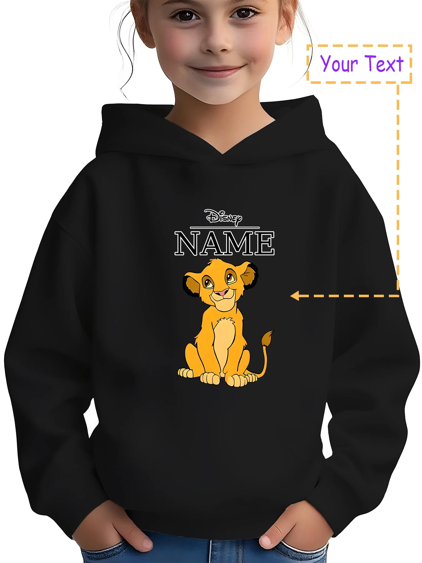 سترة MINISO Disney Stitch Name - طباعة مضحكة على شكل غرزة، حصريًا لمحبي الرسوم المتحركة، مثالية لنزهات نهاية الأسبوع وفصل الاجتماع