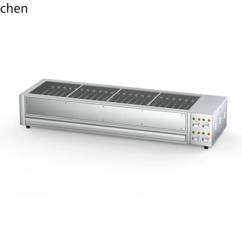 

ZML Smokeless Grill Commercial Multifunctional Grilled Oysters Electric Skewers Stall