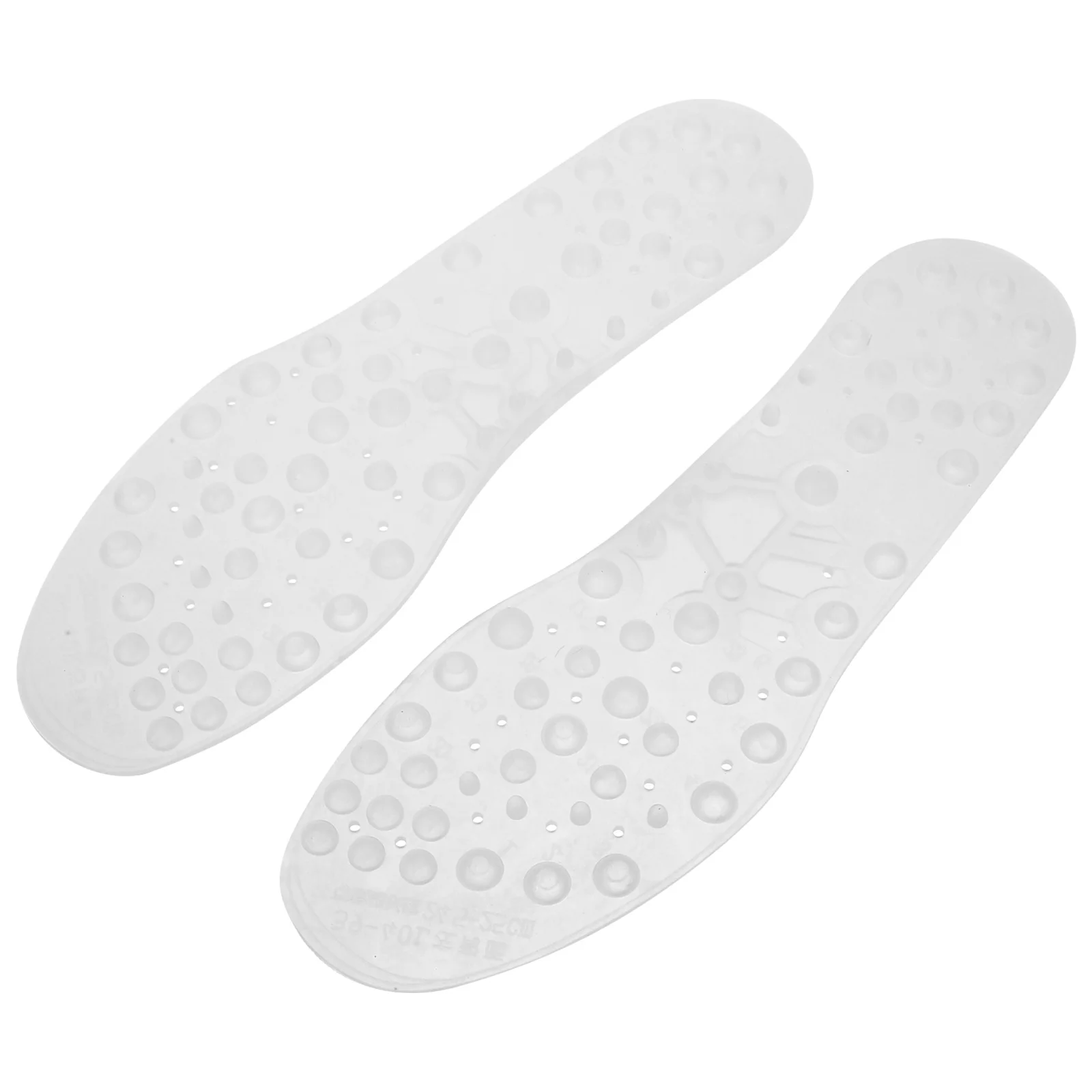 1Set Massage Insoles for Shoes Shock Absorbing Lightweight Breathable Cuttable Non Slip Inserts for Sports Daily Walking