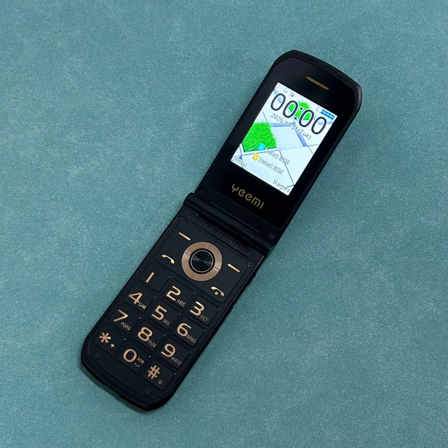 S7A 2G YEEMI Flip CellPhone 2.4inches MTK HD Screen GSM Dual SIM Card 1000mAh Mp3 Mp4 FM 8W Camera Type-C 2G Mobile Phone