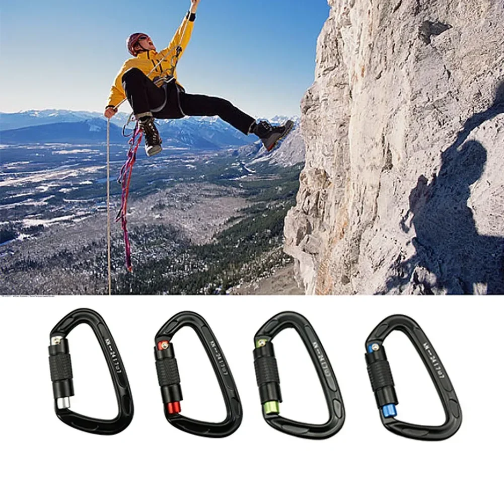 Clip Carabiner Rappelling Locking Clips Sporting Climbing Climbing Accessories D-Ring Buckle اعلی معیار