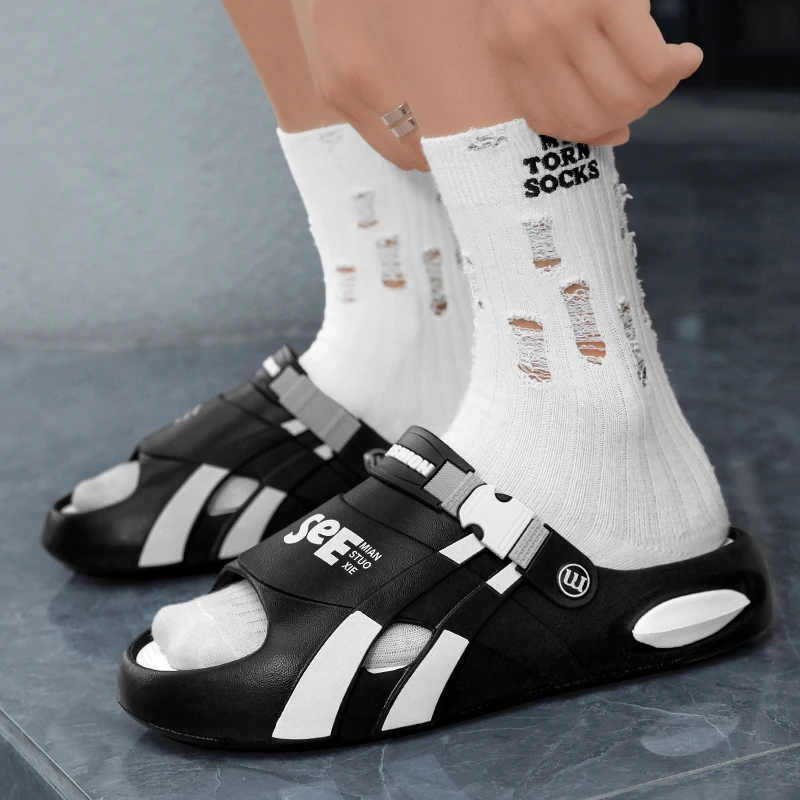 

High-quality, Wear-resistant, New Anti-slip, Quick-drying, Soft-soled and Comfortable Summer Large-sized Men's Slippers