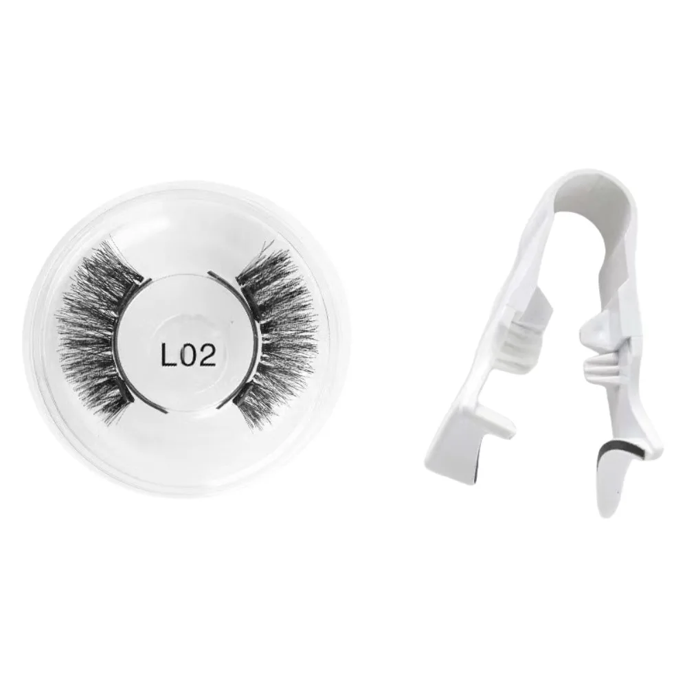 Fluffy Magnetic Magnetic False Eyelashes DIY Reusable Magnetic Eyelashes with Clip Makeup Glue Free False Eyelash Clusters Girls