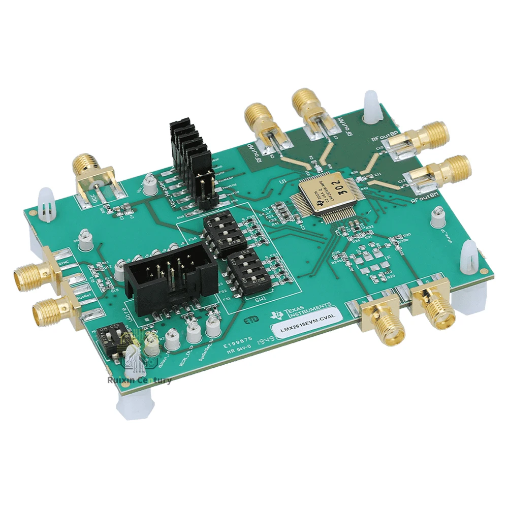 LMX2615EVM-CVAL FOR TI LMX2615-SP Synthesizer Evaluation Board 40MHz-15GHz -110dBc/Hz 3.3V 600mA Genuine