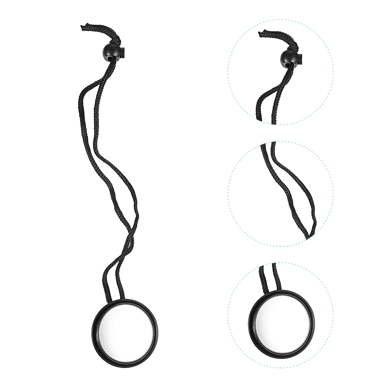 

1 шт. портативное зеркало заднего вида для дайвинга, снаряжение для подводного плавания, регулируемый фиксатор шнура для подводных исследований