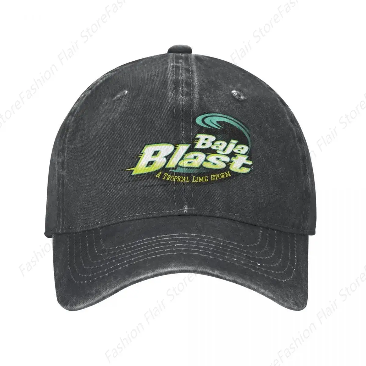 baja blast plain logo Cowboy Hat Beach New Hat Snap Back Sun For Children Women Hats Men's