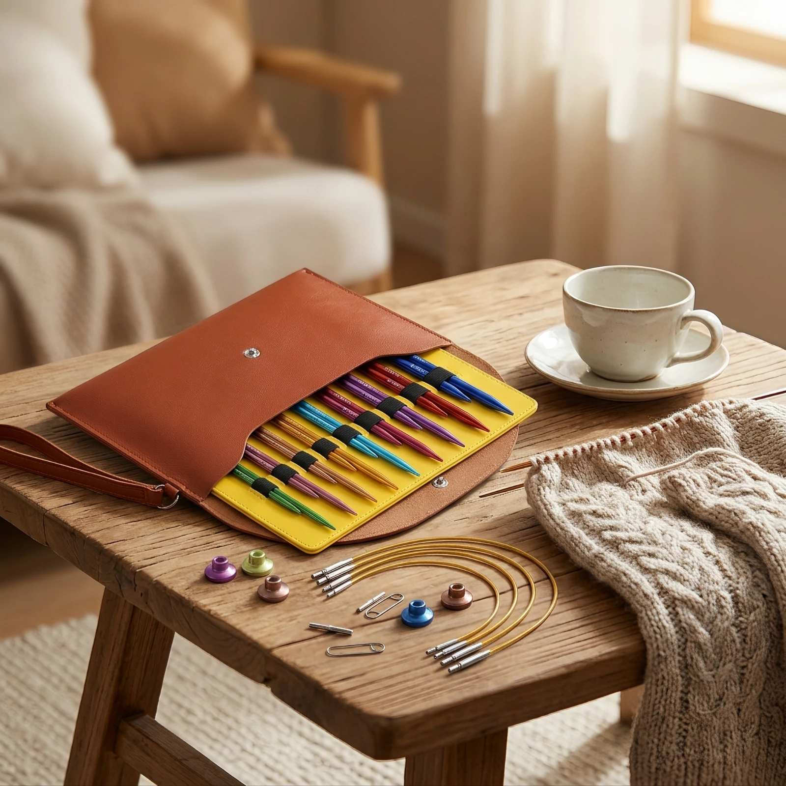 Knitting Needle Circular - Circular Knitting Needle Set with Case