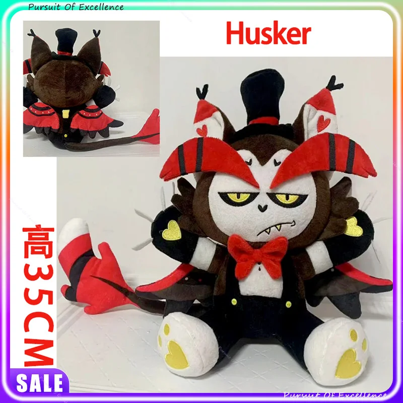 

2026 New Hazbin Hotel Husker 35CM Plush Doll High Quality Room Decoration Perfect Holiday Gifts Birthday Surprise
