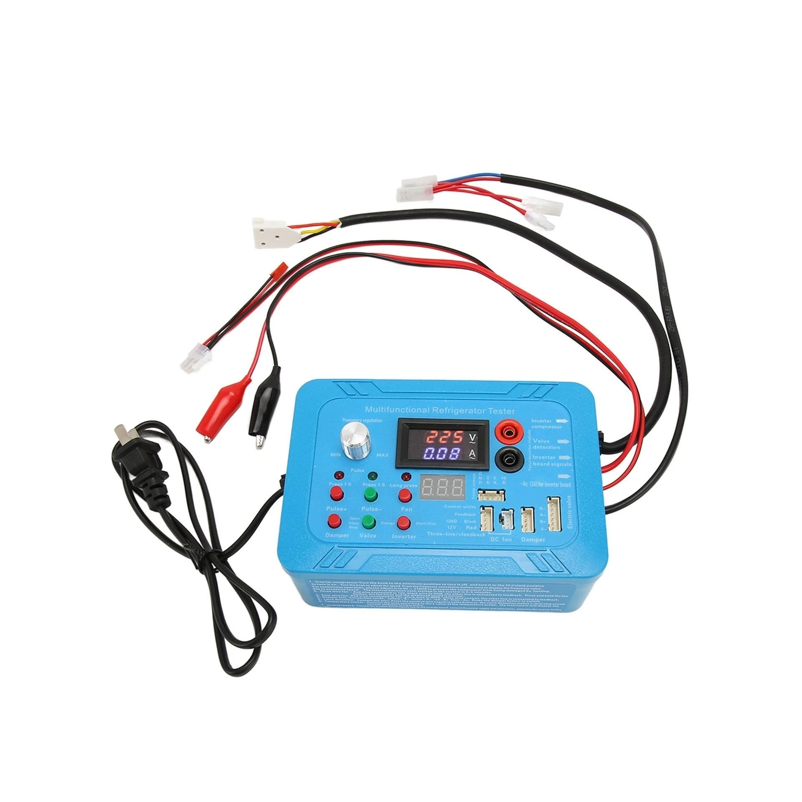 

Inverter Refrigerator Testing Instrument Tester Variable Frequency Board Pulse Solenoid Valve Fault Repair Test Tool Universal