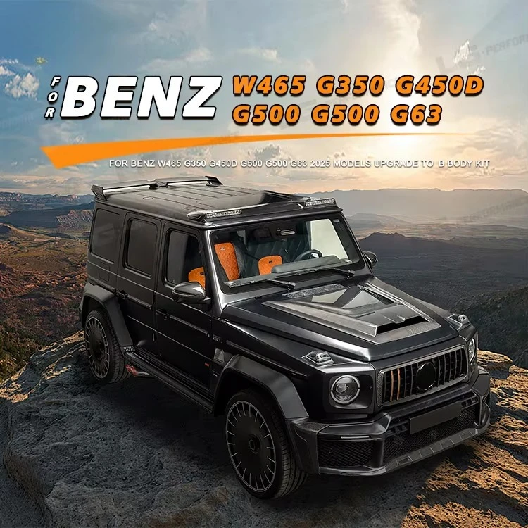 2025 Dry Carbon Fiber Bodykit for Mercedes-BENZ G-Class W465 G350 G450D G500 G63 Upgrade to B Style Car Body Kits