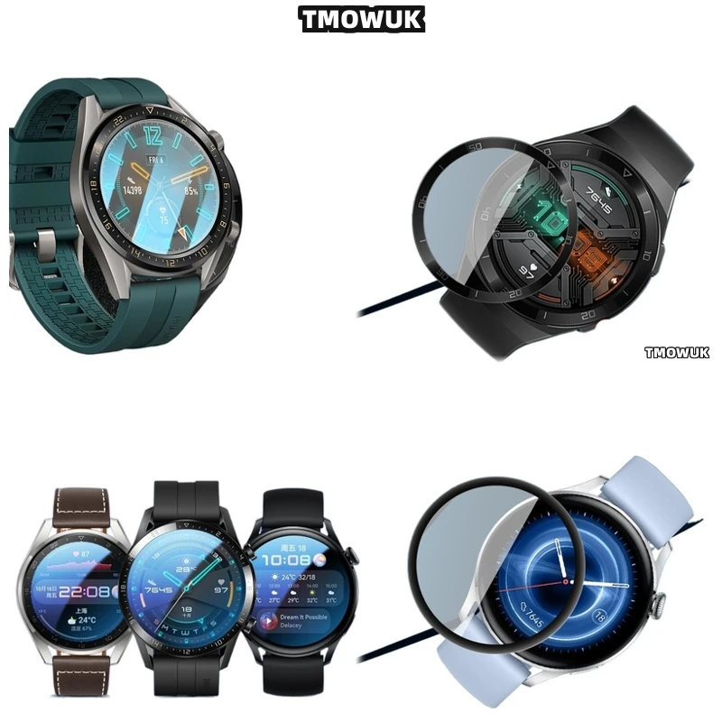 

For Huawei WATCH GT2 GT3 GT4 GT5 Pro Cyber Ultimate 41 42 43 46mm, Stylish Tempered Glass Protector