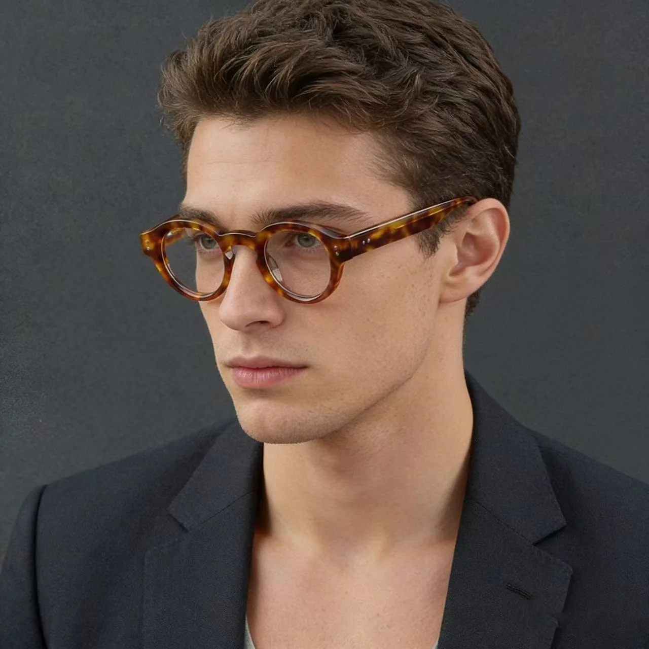 Vintage Handmade Acetate Reading Glasses Men Prescription Glasses Frame Women Eyewear