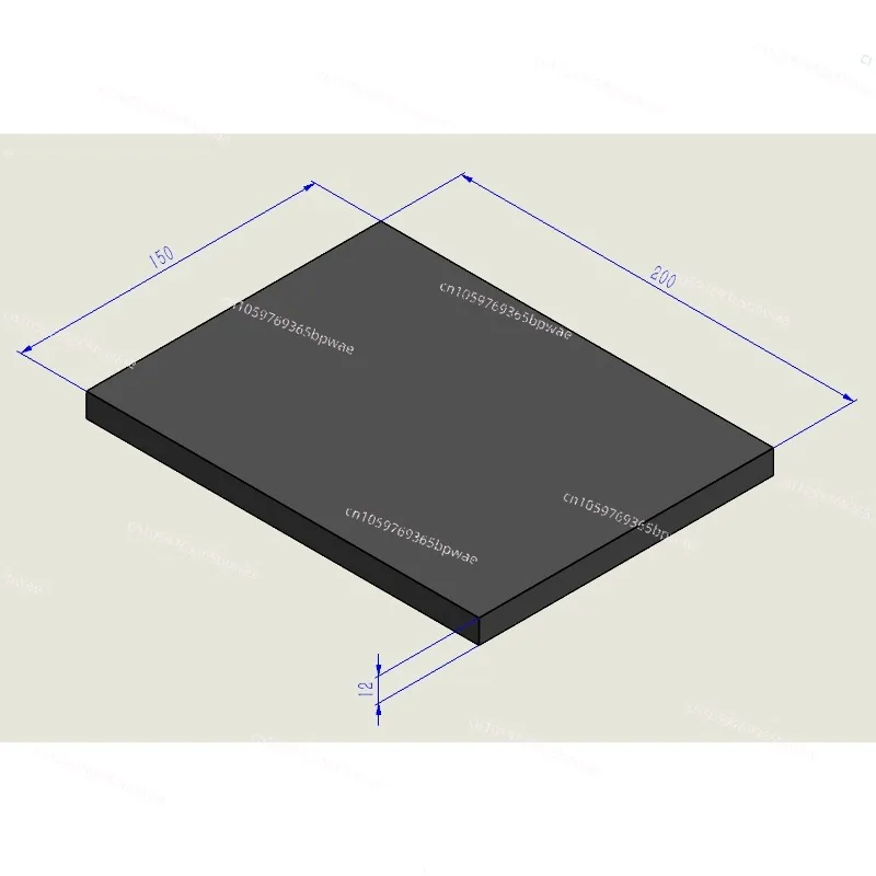 Mounting plate for CNC Ball Screw Linear Guide Slide Stage150mm*200mm