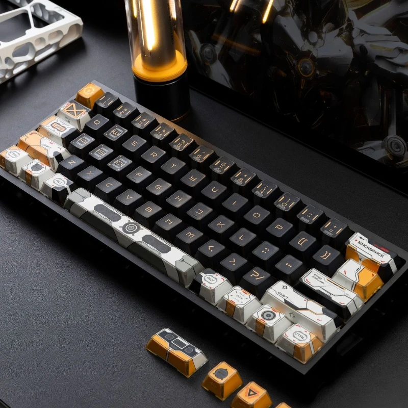 Starry Light Interstellar Theme Keycaps Cherry Profile Custom Keycaps Fit Wooting68 Atk68 60/65/68/75/87/108 Mechanical Keyboard