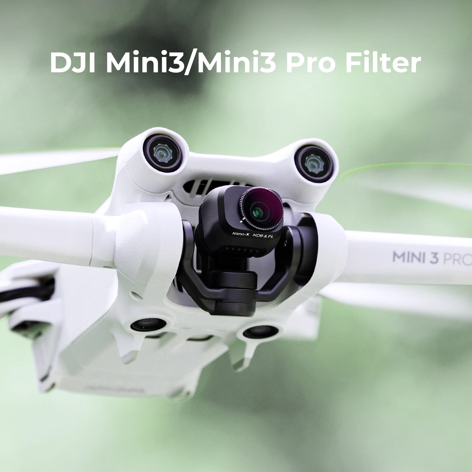 Фильтр объектива K & F Concept ND8/PL для DJI Drone Mini 3 Pro с нейтральной плотностью и поляризационным эффектом 2-в-1 фильтр с 28 многослойным покрытием