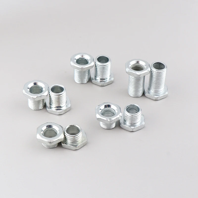 10PCS M10 Threaded Tube With Nut For Lamps Hollow Screw Metal Pipe Teeth Whitening Theead Repair Lighting Base Connecting Kit image 4