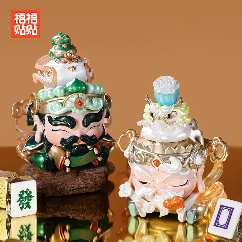 

Five Way God of Wealth Mahjong God of Wealth Series Mystery Box Genuine Blind Box Guess Bag Ornament Figurines Home Decor