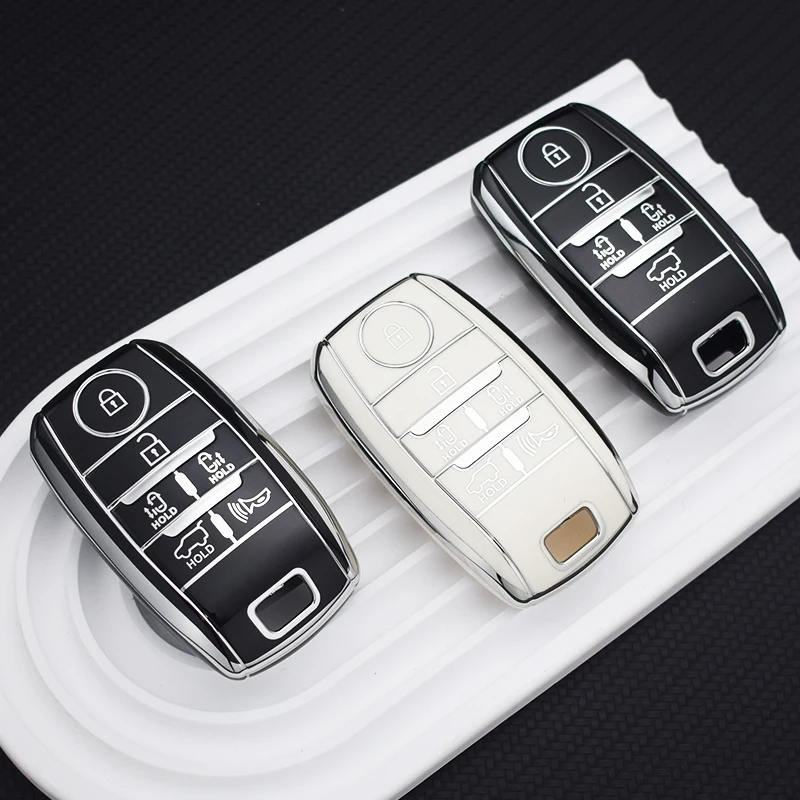 5/6Button Shell TPU Smart Keyless Remote Car Key Case Cover for Kia Sedona Grand Carnival Snugly Sorento L580 Kia Doule Carnival