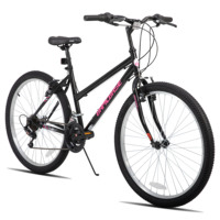 HILAND Bamcbase Womens Mountain Bike, 24 26 Inch 18 Speeds Hybrid Commuter Bicycle for Adults, Sport Hardtail Trail MTB