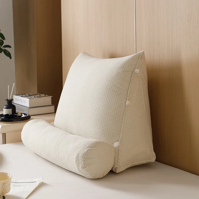 

Bedside cushion bed triangular large backrest sofa cushion waist pad back tatami soft bag bedroom simple