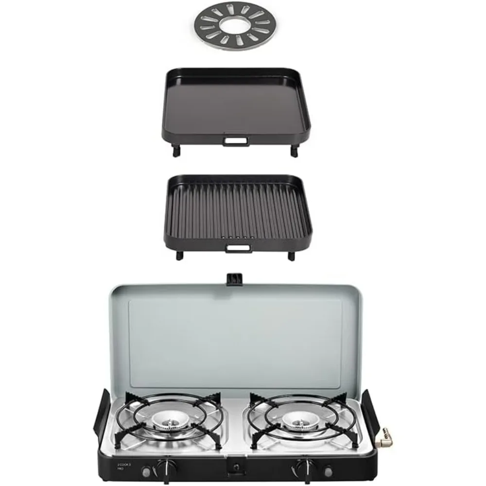 

2 Cook 3 Pro Deluxe/портативная 3-х предметная/газовая плита для барбекю/конкурсочная плита от CADAC