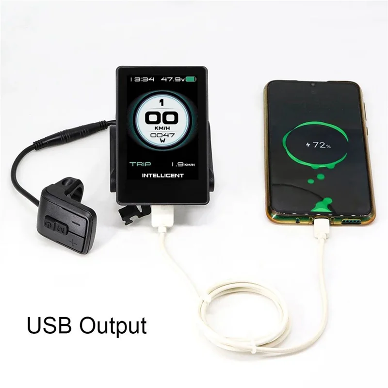 

A74K-860C Цветной ЖК-дисплей для двигателя Bafang со средним приводом, 5-контактная водонепроницаемая панель управления электронным велосипедом для BBS0102 G340 G320 BBSHD