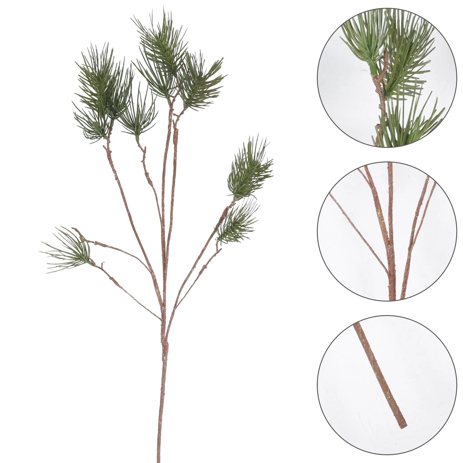 

Artificial Needles Branch Xmas Party Decor Home Decoration Fake Pine Picks Wreath Making Pine Leaves Ornament Faux Needle