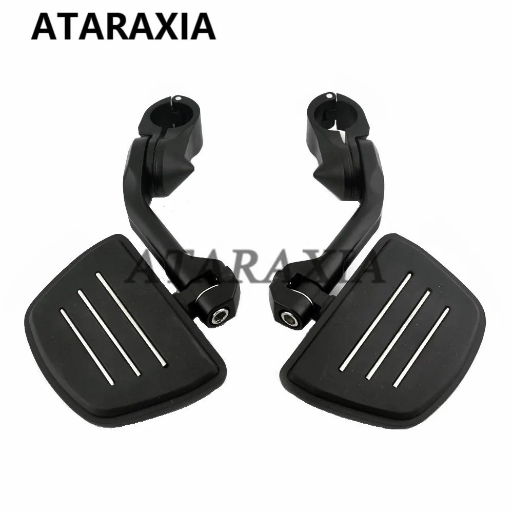 1-1/4" Motorräder Motorschutz Autobahn Fußrasten Mount Kit für Honda Harley Davidson Touring Road King Street Glide Sportster