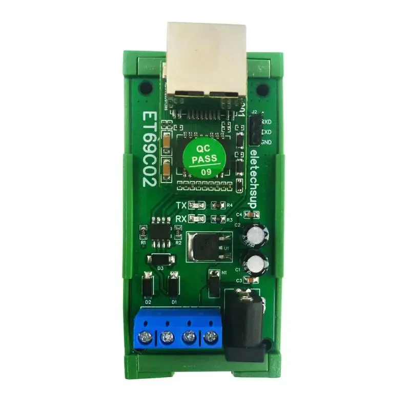 

ET69C02 Ethernet Network IP RJ45 to RS485 Bus Converter for Modbus RTU Master Slave TCP Client Server MQTT PLC