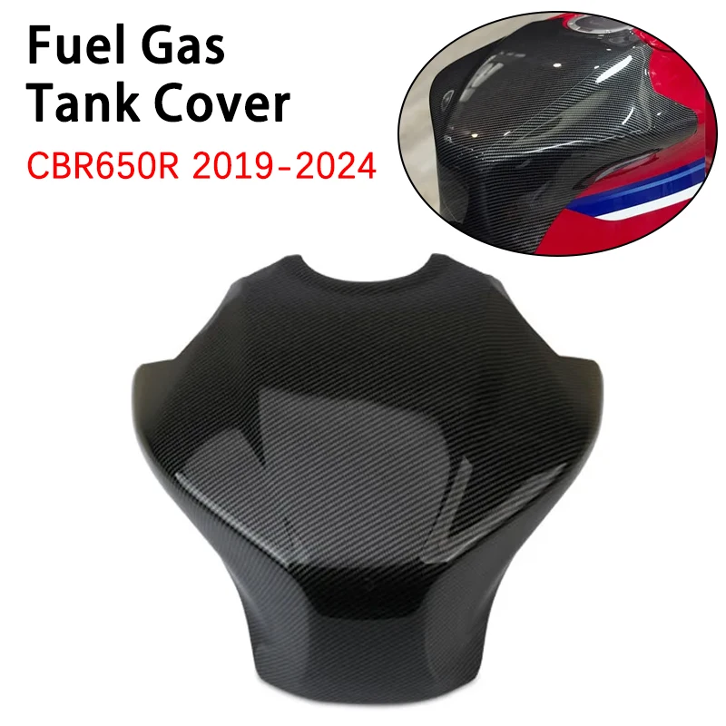 CB650R 2019-2024 دراجة نارية ألياف الكربون خزان الوقود الغاز غطاء حماية حامي ل CBR 650R 2019 2020 2021 2022 2023 2024
