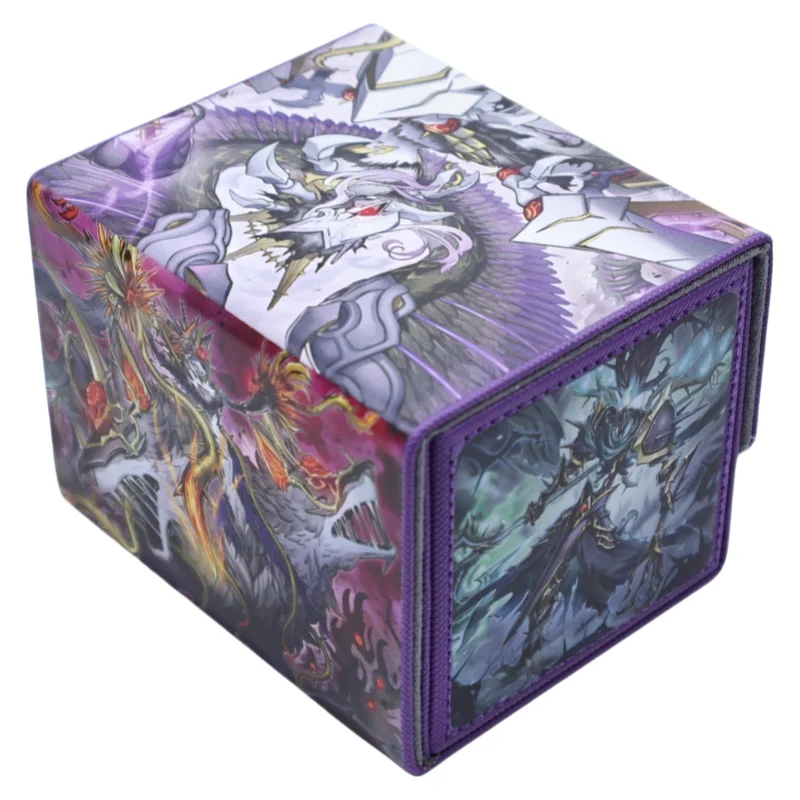 Yu-Gi-Oh etui na karty Sacred Azamina Moa Regina Diy wysokiej jakości skórzane figurki do zabawy Anime kolekcja gier pudełko do przechowywania