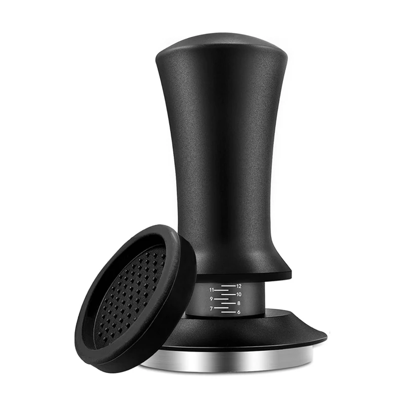 53mm Espresso Accessories Kit, Spring Loaded Calibrated Tamper, Stainless Steel Needle Tool and Dosing Funnel Set-ROWI
