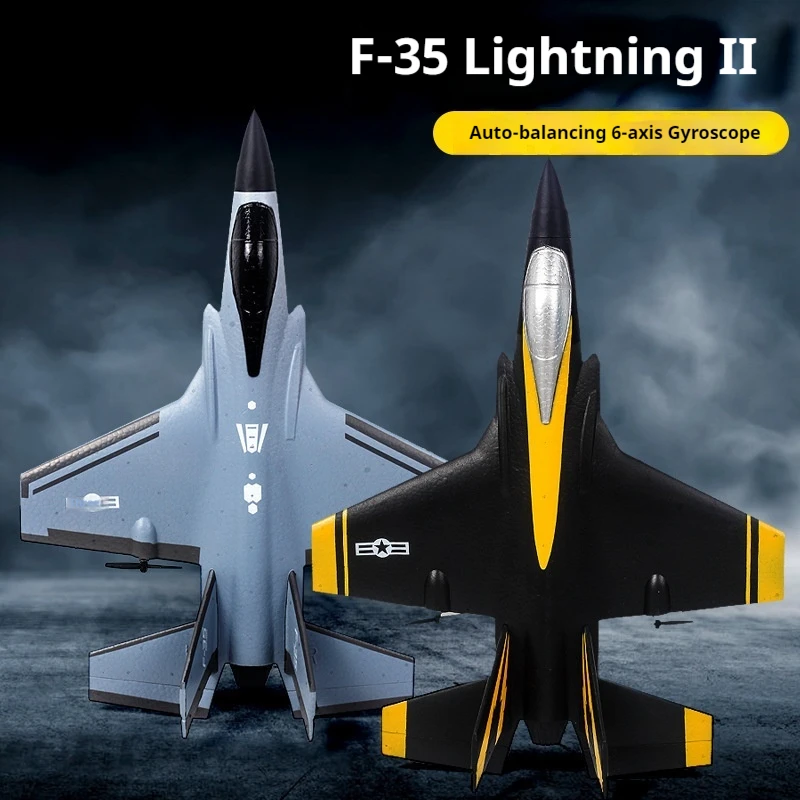 

New Remote Control Rc Aircraft Model Fx935 Four Channel F35 Fighter Fixed Wing Glider Remote Control Foam Aircraft Toy Gift