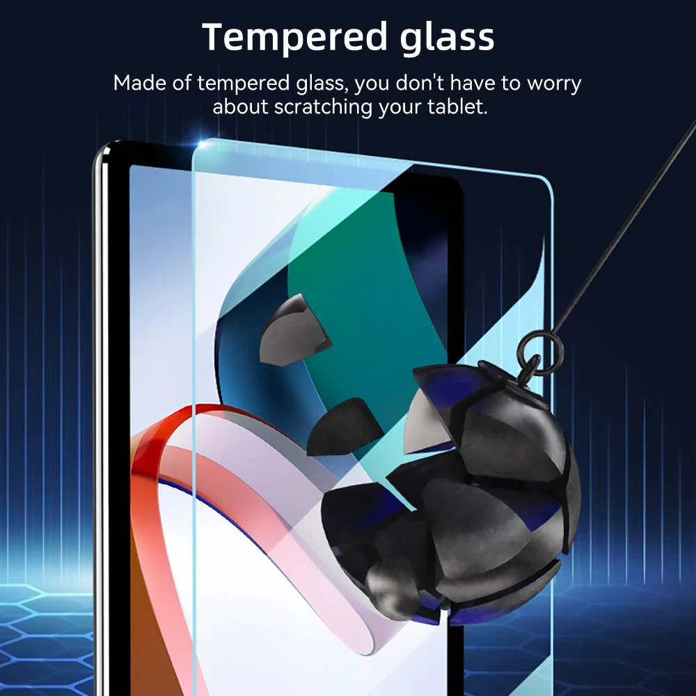 For Redmi Pad Tempered Glass Screen Protector for Redmi Pad SE 11 inch Protector for Redmi Pad 10.6 inch Tablet Protective Film