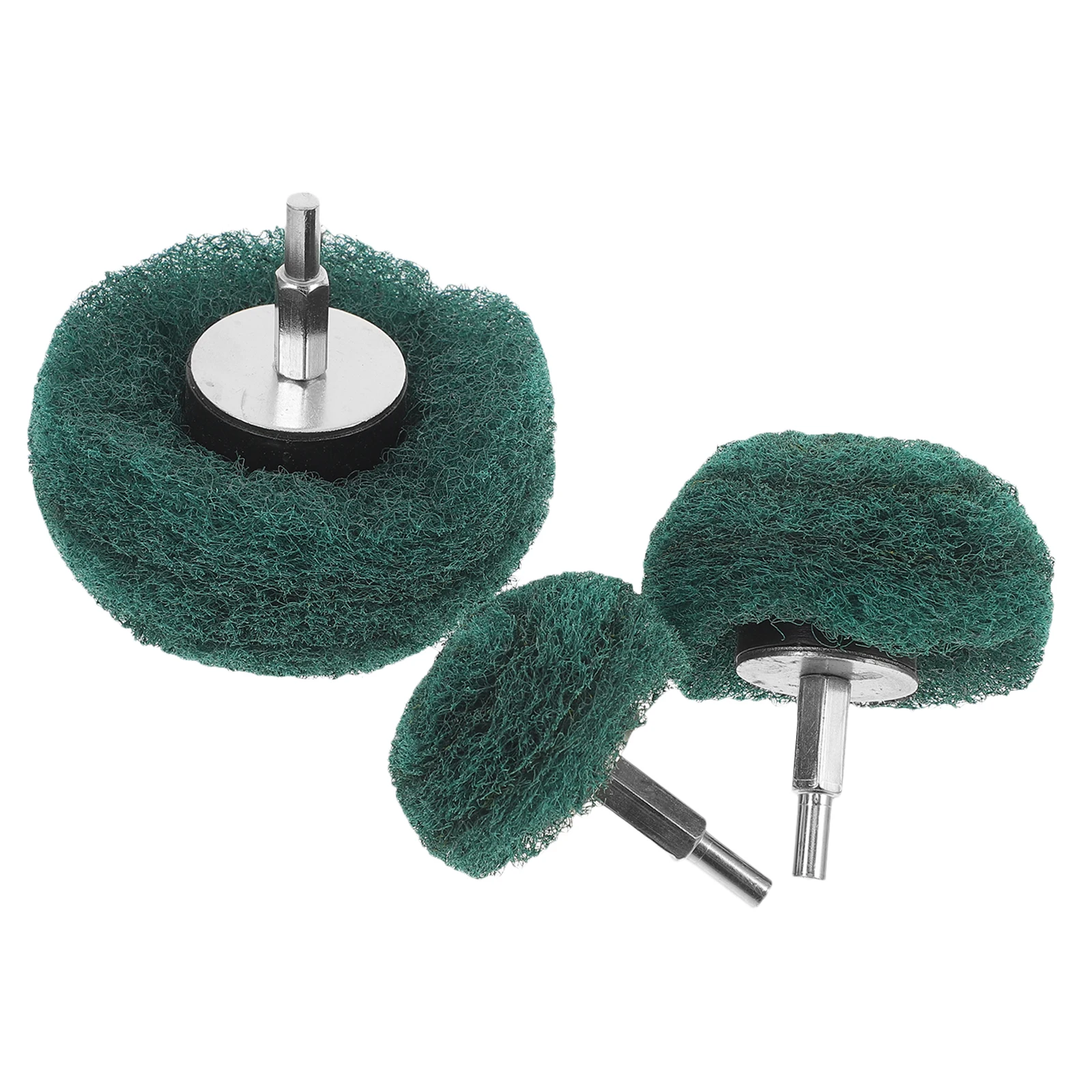 

3pcs Abrasive Grinding Heads Polishing Wheels Scouring Steel Pad Wood Furniture Tool Lightweight Stainless Steel Buffing