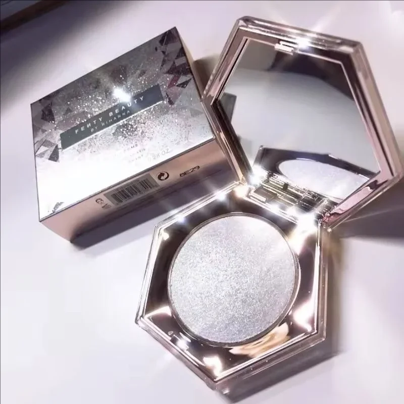 جديد Fenty Beauty المحمولة Killawatt تمييز ثلاثية الأبعاد وردة ماسية الحجاب Lluminator لوحة الوجه متلألئ الطبيعية الكنتوري عصا #2