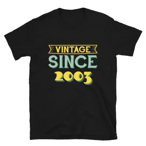 Vintage Since 2003 Limited Edition Unisex T-Shirt