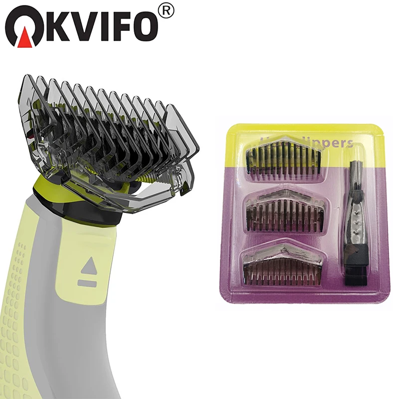 KVIFO NEW 1/3/5mm Guide Comb Guards for Philips One Blade QP2520 QP2530 QP2620 QP2630 QP6510 QP6520/6531 Electric Beard Trimmer