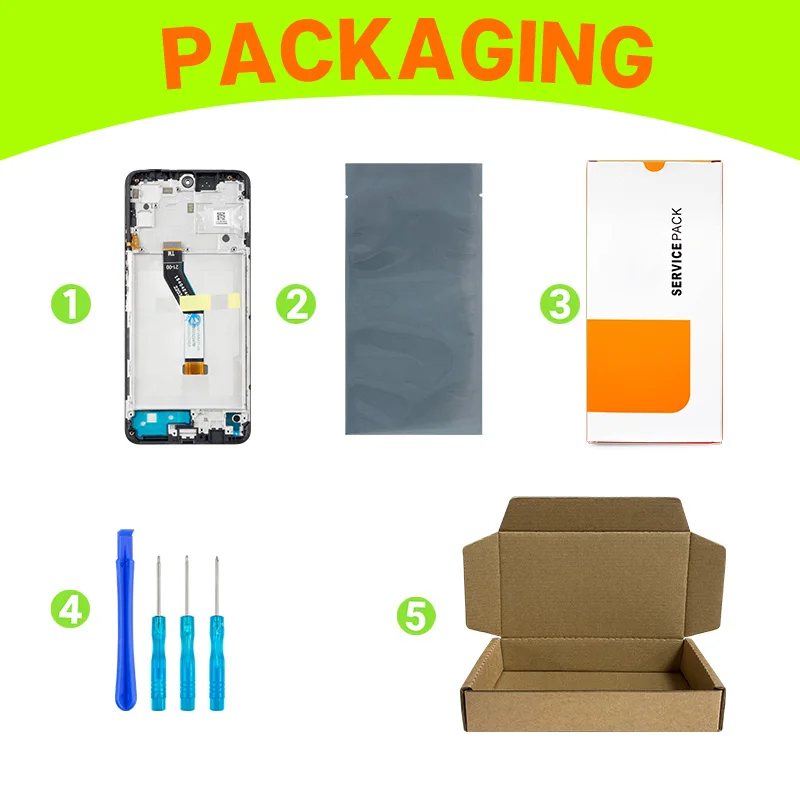 High Quality Premium For Xiaomi Redmi Note 11S 5G LCD Touch Screen Digitizer For Xiaomi POCO M4 Pro 5G Display  22031116BG image 4