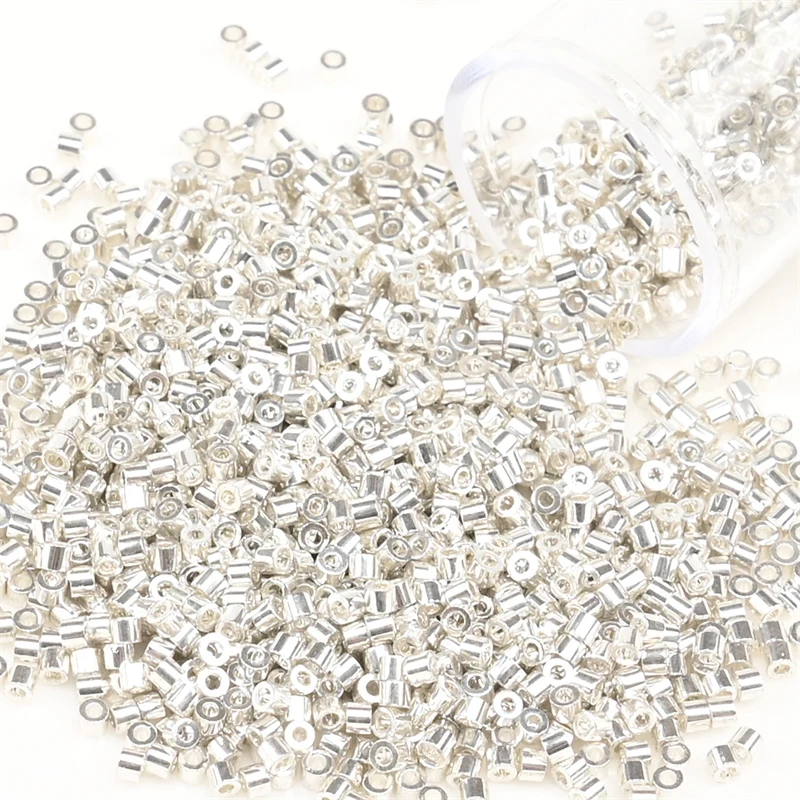 2000 Stück 11/0 Metallic Farbe Japan Glasperlen Bunte kleine Charm Perlen für Schmuckherstellung DIY Armband Handarbeit Nähen