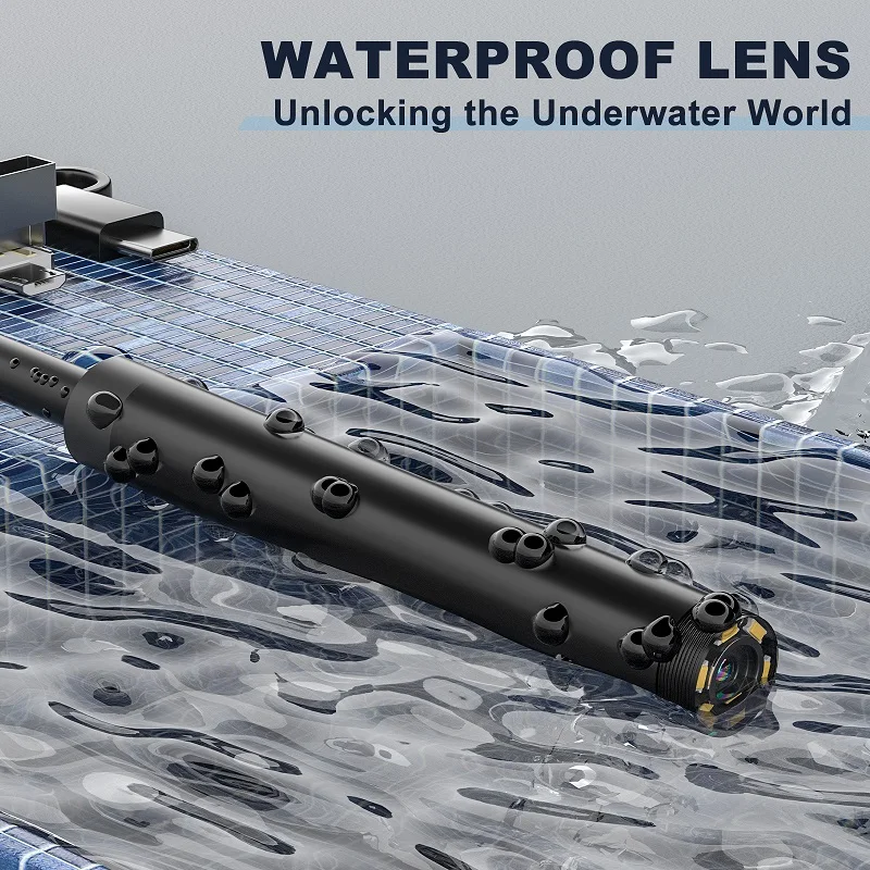 Endoscopio Android industriale TYPE-C 7MM/5.5MM Micro USB Fotocamera USB Periscopio di ispezione per auto LED impermeabile per telefoni Android PC