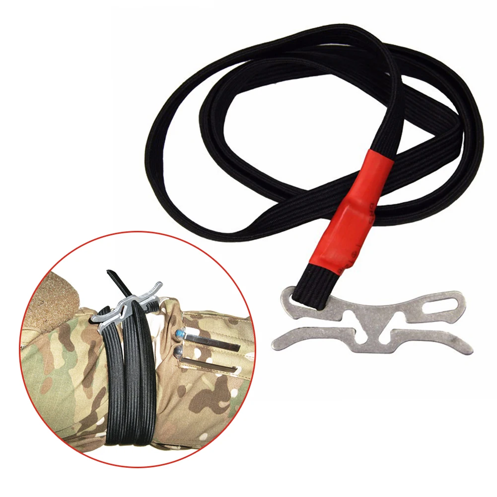 5-1pc Emergency Survival Tourniquet Outdoor EDC Emergency Survival Tourniquet First Aid Elastic Ropes Emergency Belt Aid