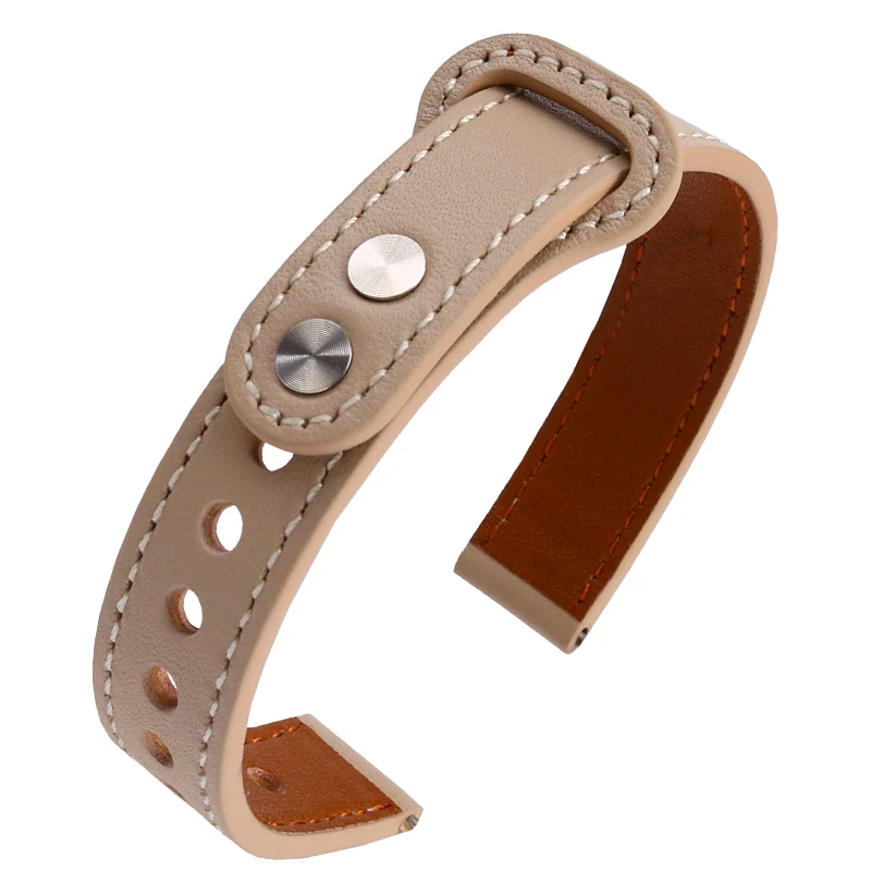 화석 여성용 가죽 시계 스트랩, 아르마니 로시니 DW 범용 스트랩, ES5091, ES5121, ES5090, ES3843, ES4371, 14mm