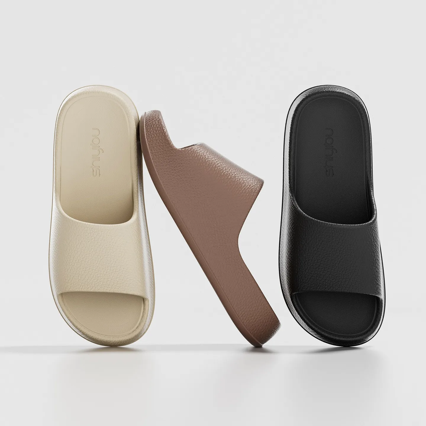 

New Women Fashion Slippers Men's Sandals Home Thick Bottom Flip Flops Comfortable Soft EVA Non-Slip Indoor Outdoor House Flats