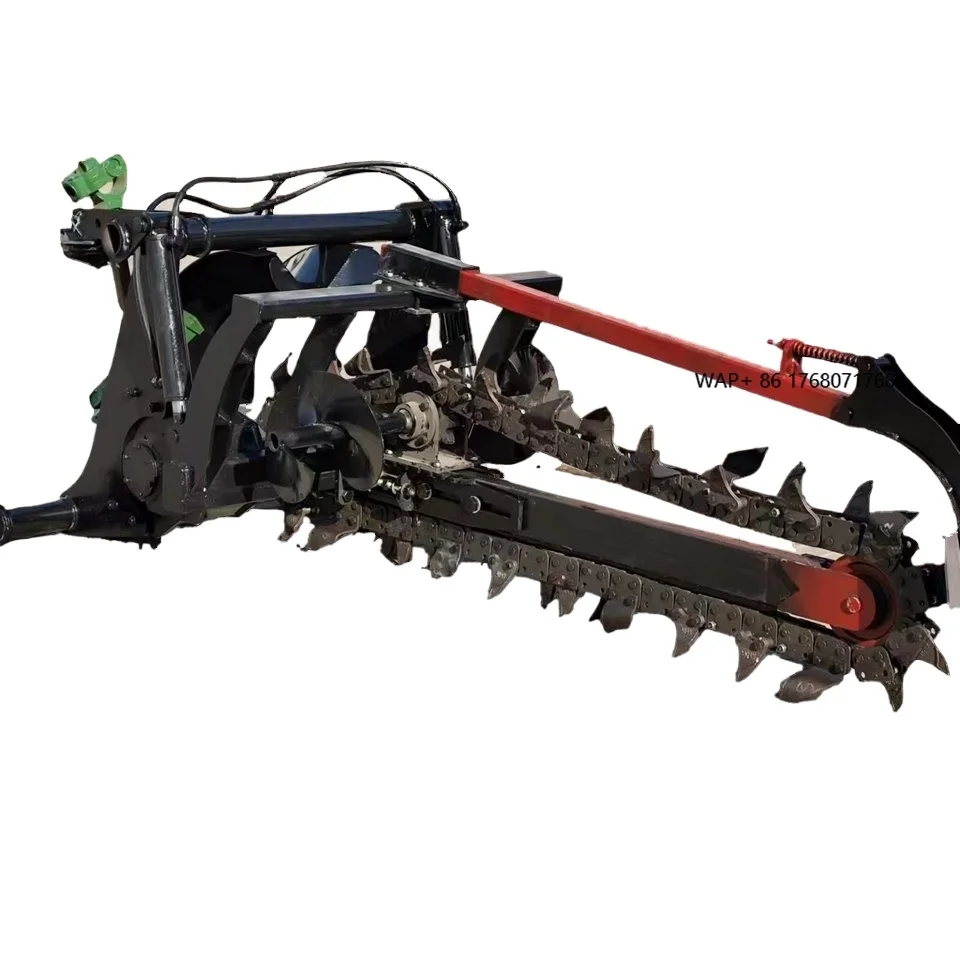 Ditcher Trencher Agricultural Tractor Ditching Machine Trenching Back Ditcher Ditching Machine
