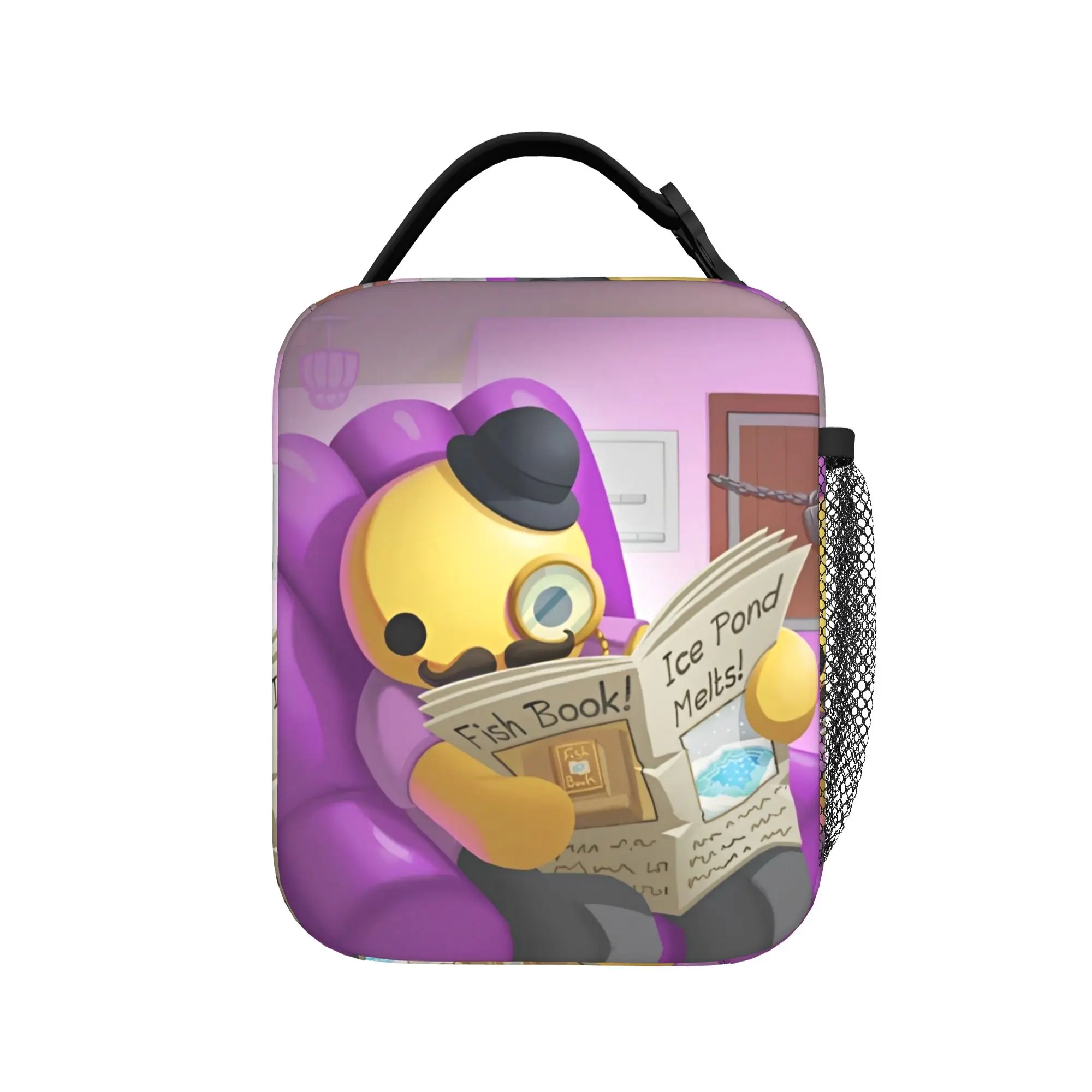 Wobblys Life Gaming Funny Insulated Lunch Bags High Capacity Hot Games Reusable Cooler Bag Lunch Box Tote Office  Travel